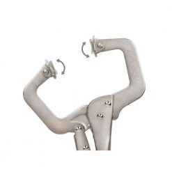 TEKTON 3-1/4 in. Swivel Pad Locking C-Clamp -TEKTON Sales Store tekton all trades specialty pliers 3826 4f 1000