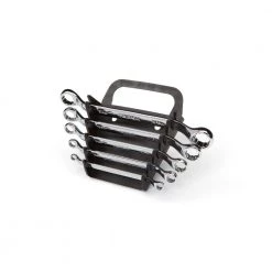 TEKTON 45-Degree Offset Box End Wrench Set, 5-Piece (1/4-13/16 in.) - Holder