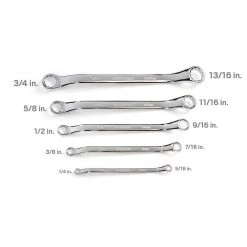 TEKTON 45-Degree Offset Box End Wrench Set, 5-Piece (1/4-13/16 in.) - Pouch -TEKTON Sales Store tekton box wrenches wbe23505 4f 1000