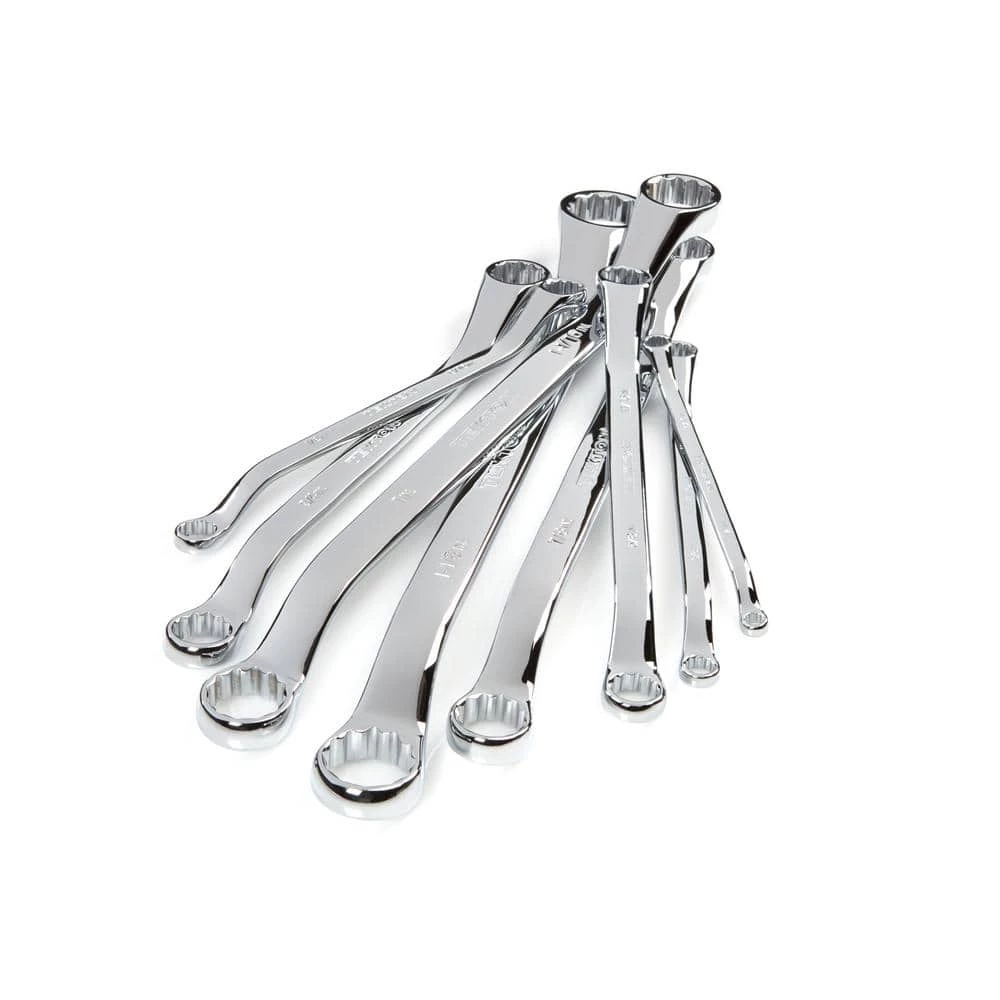 TEKTON 45-Degree Offset Box End Wrench Set, 8-Piece (1/4 - 1-1/4 in.) - Pouch 2 TEKTON 45-Degree Offset Box End Wrench Set, 8-Piece (1/4 - 1-1/4 in.) - Pouch - Image 2