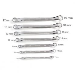 TEKTON 45-Degree Offset Box End Wrench Set, 7-Piece (6-19 mm) - Holder -TEKTON Sales Store tekton box wrenches wbe24407 4f 1000