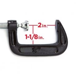 TEKTON 1-3 in. C-Clamp Set (3-Piece) -TEKTON Sales Store tekton clamp sets 91809 4f 1000
