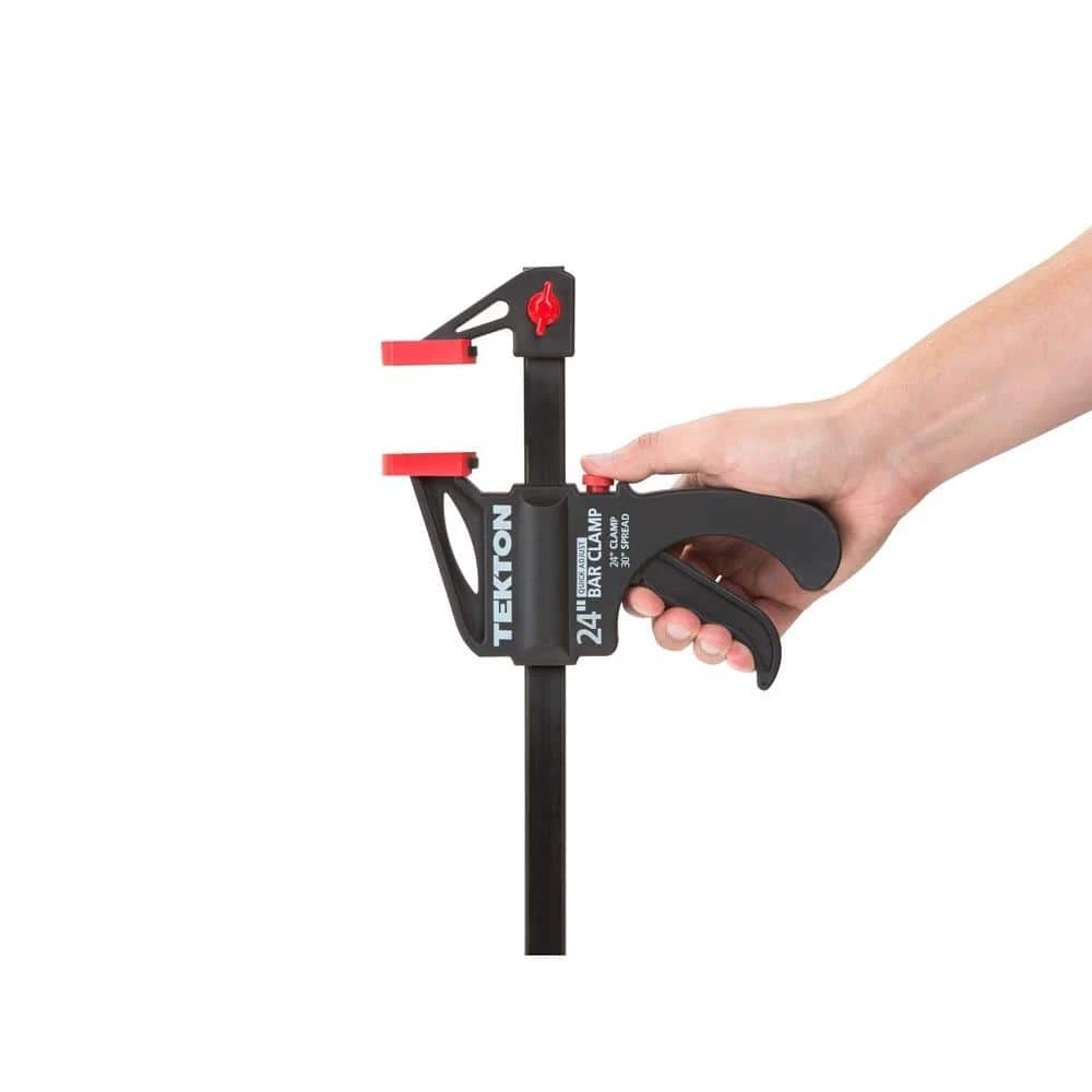 TEKTON 24 in. Ratchet Bar Clamp / 30 in. Spreader 5 TEKTON 24 in. Ratchet Bar Clamp / 30 in. Spreader - Image 5