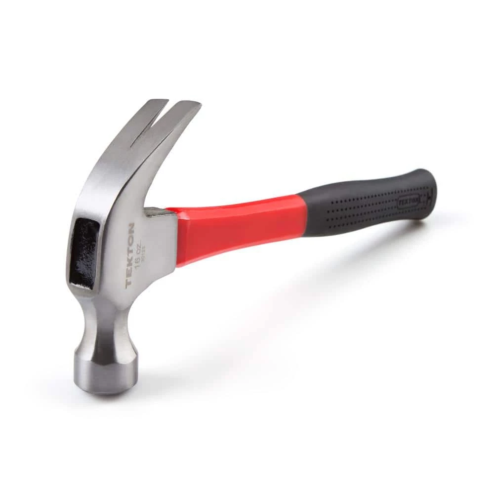 TEKTON 16 oz. Jacketed Fiberglass Claw Hammer 2 TEKTON 16 oz. Jacketed Fiberglass Claw Hammer - Image 2