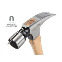 TEKTON 22 oz. Hickory Handle Magnetic Head Rip Hammer 19 TEKTON 22 oz. Hickory Handle Magnetic Head Rip Hammer -TEKTON Sales Store tekton claw hammers 30305 1f 1000