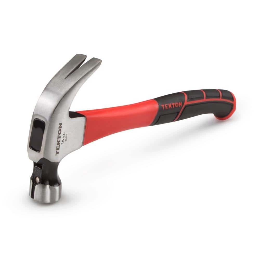 TEKTON 16 oz. Jacketed Fiberglass Magnetic Head Claw Hammer 2 TEKTON 16 oz. Jacketed Fiberglass Magnetic Head Claw Hammer - Image 2
