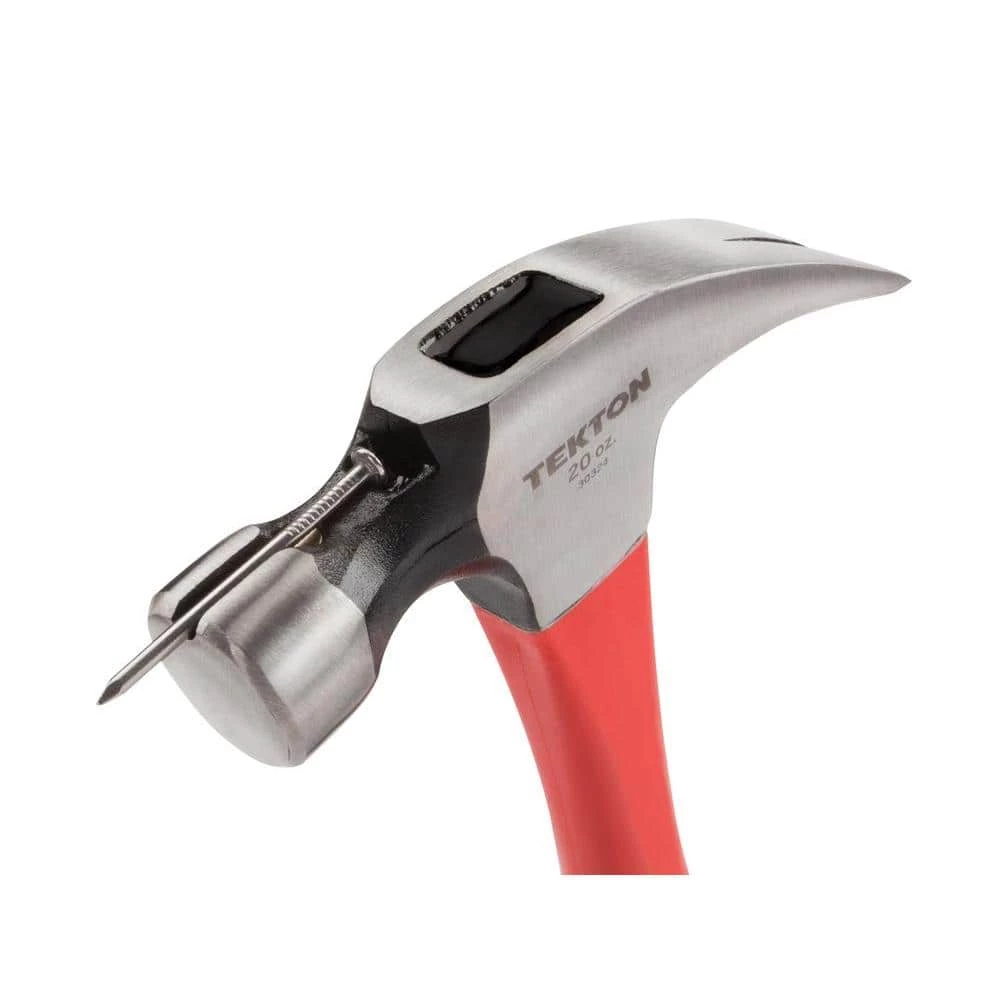 TEKTON 20 oz. Jacketed Fiberglass Magnetic Head Rip Hammer 8 TEKTON 20 oz. Jacketed Fiberglass Magnetic Head Rip Hammer - Image 8