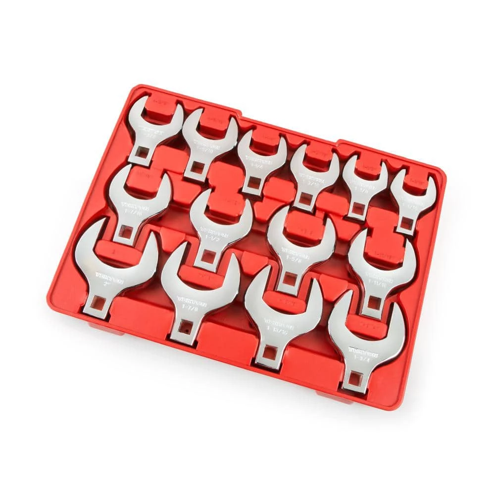 TEKTON 1/2 in. Drive 1-1/16 - 2 in. Crowfoot Wrench Set (14-Piece) 2 TEKTON 1/2 in. Drive 1-1/16 - 2 in. Crowfoot Wrench Set (14-Piece) - Image 2