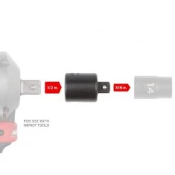 TEKTON 1/2 in. Drive (F) x 3/8 in. (M) Impact Reducer -TEKTON Sales Store tekton impact socket adapters extensions sia23101 40 1000