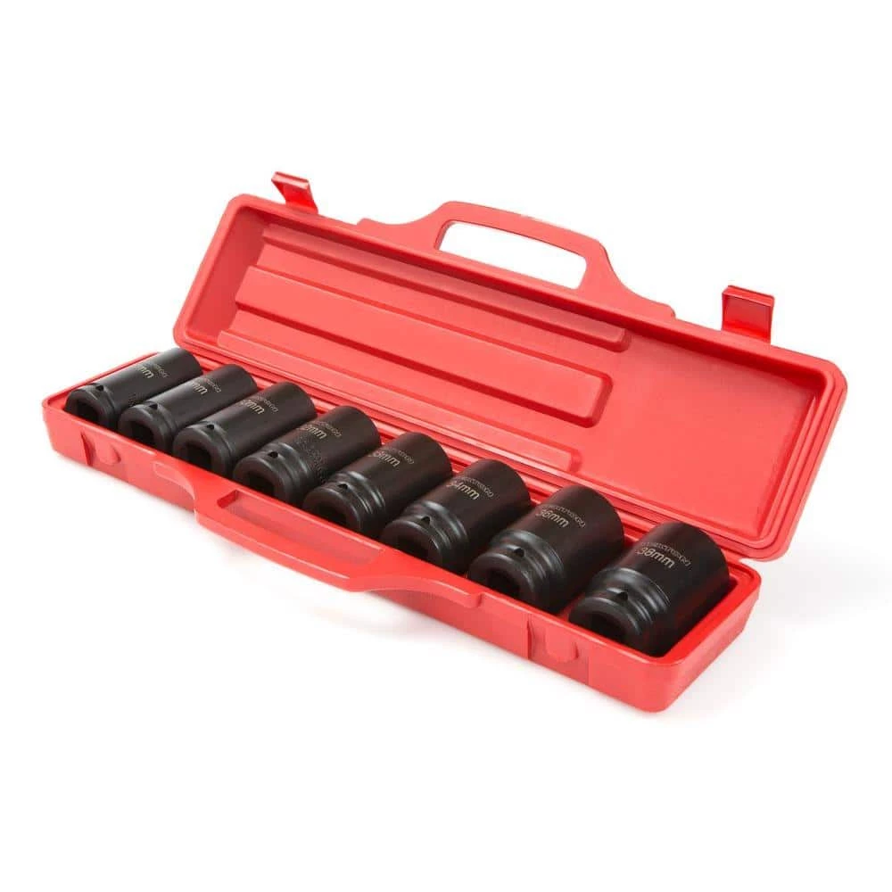 TEKTON 3/4 in. Drive 27-38 mm 6-Point Deep Impact Socket Set 2 TEKTON 3/4 in. Drive 27-38 mm 6-Point Deep Impact Socket Set - Image 2
