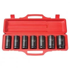 TEKTON 3/4 in. Drive 13/16 - 1-1/2 in. 6-Point Deep Impact Socket Set