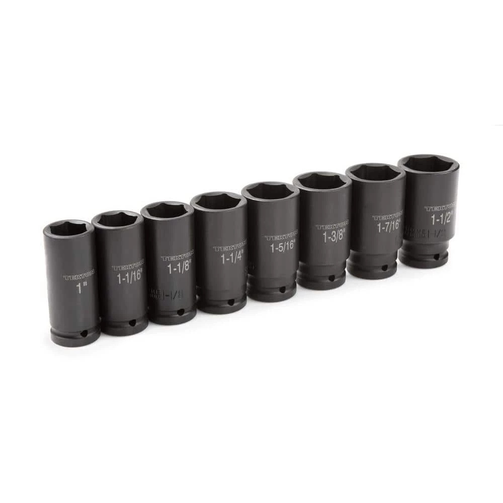 TEKTON 3/4 in. Drive 1 - 1-1/2 in. 6-Point Deep Impact Socket Set 3 TEKTON 3/4 in. Drive 1 - 1-1/2 in. 6-Point Deep Impact Socket Set - Image 3
