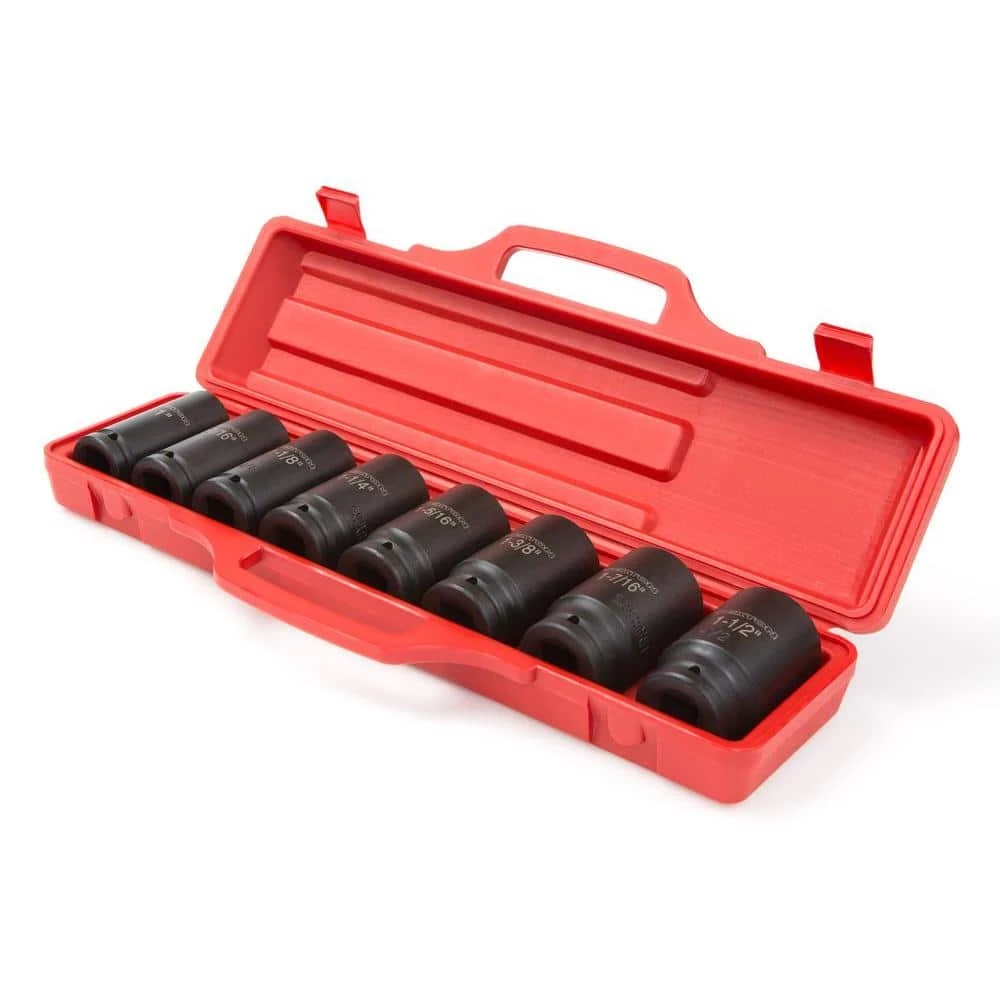 TEKTON 3/4 in. Drive 1 - 1-1/2 in. 6-Point Deep Impact Socket Set 2 TEKTON 3/4 in. Drive 1 - 1-1/2 in. 6-Point Deep Impact Socket Set - Image 2
