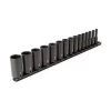 TEKTON 3/8 in. Drive Deep 6-Point Impact Socket Set, 15-Piece (1/4 in. - 1 in.)