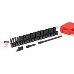 TEKTON 3/8 in. Drive 6-Point Impact Socket Set, 41-Piece (6 mm - 24 mm) 7 TEKTON 3/8 in. Drive 6-Point Impact Socket Set, 41-Piece (6 mm - 24 mm) -TEKTON Sales Store tekton impact socket sets sid91401 1d 1000