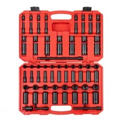 TEKTON 3/8 in. Drive 6-Point Impact Socket Set, 72-Piece (1/4 in. - 1 in., 6 mm - 24 mm)
