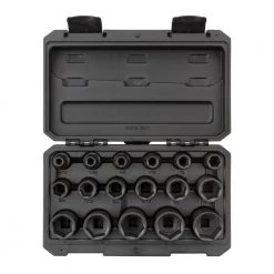 TEKTON 1/2 in. Drive 6-Point Impact Socket Set, 17-Piece (5/16 in. - 1-1/4 in.)