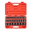 TEKTON 1/2 in. Drive 6-Point Impact Socket Set, 31-Piece (8 mm - 38 mm)