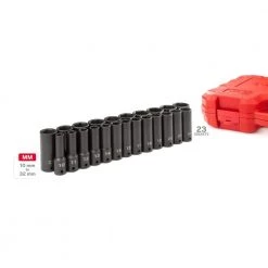 TEKTON 1/2 in. Drive Deep 6-Point Impact Socket Set, 23-Piece (10 mm - 32 mm) -TEKTON Sales Store tekton impact socket sets sid92330 66 1000