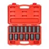 TEKTON 1/2 in. Drive Deep 6-Point Impact Socket Set, 14-Piece (25 mm - 38 mm)