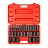 TEKTON 1/2 in. Drive Deep 6-Point Impact Socket Set, 31-Piece (8 mm - 38 mm)