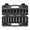 TEKTON 1/2 in. Drive Deep 12-Point Impact Socket Set, 17-Piece (5/16 - 1-1/4 in.)