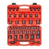 TEKTON 1/2 in. Drive 6-Point Impact Socket Set, 45-Piece (5/16 in. - 1-1/4 in., 8 mm - 32 mm)