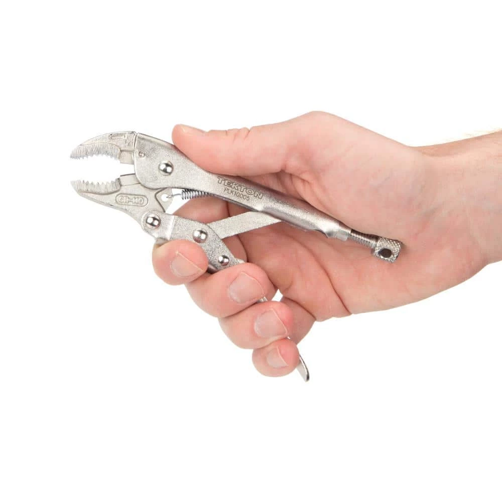TEKTON 5 in. Curved Jaw Locking Pliers 8 TEKTON 5 in. Curved Jaw Locking Pliers - Image 8