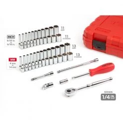 TEKTON 3/8 in. and 1/4 in. Drive, Mechanics Socket Set (129-Piece) -TEKTON Sales Store tekton mechanics tool sets bnd00001 77 1000