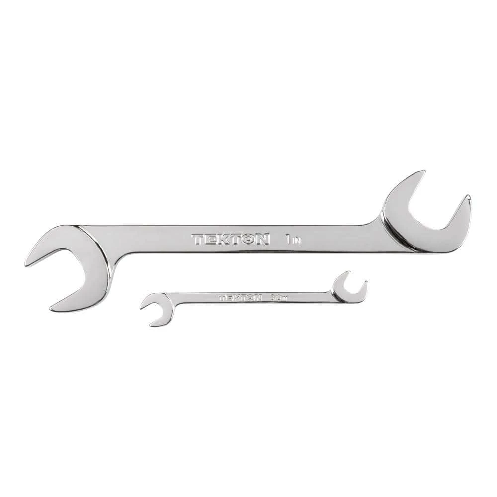 TEKTON 3/8 in. to 1 in. Angle Head Open End Wrench Set Keeper (11-Piece) 3 TEKTON 3/8 in. to 1 in. Angle Head Open End Wrench Set Keeper (11-Piece) - Image 3