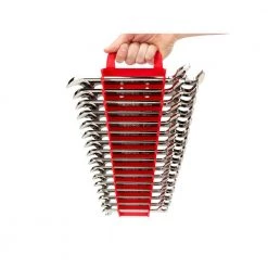 TEKTON 10 mm to 27 mm Angle Head Open End Wrench Set Keeper (16-Piece) -TEKTON Sales Store tekton open end wrenches wae91202 66 1000