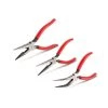 TEKTON Gripping Pliers Set with Bent Nose, Long Nose (3-Piece)