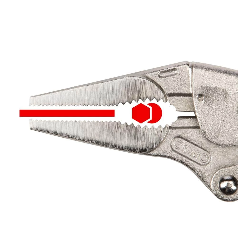 TEKTON Straight, Curved, Long Nose Locking Pliers Set (6-Piece) 12 TEKTON Straight, Curved, Long Nose Locking Pliers Set (6-Piece) - Image 12