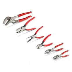 TEKTON Diagonal, Groove, Linemans, Long, Slip Pliers Set (6-Piece)