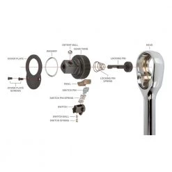 TEKTON 1/4 in., 3/8 in., 1/2 in. Quick-Release Ratchet Set (3-Piece) -TEKTON Sales Store tekton ratchet sets srh91100 77 1000