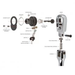 TEKTON 1/4 in., 3/8 in., 1/2 in. Flex Quick-Release Ratchet Set (3-Piece) -TEKTON Sales Store tekton ratchet sets srh92103 c3 1000