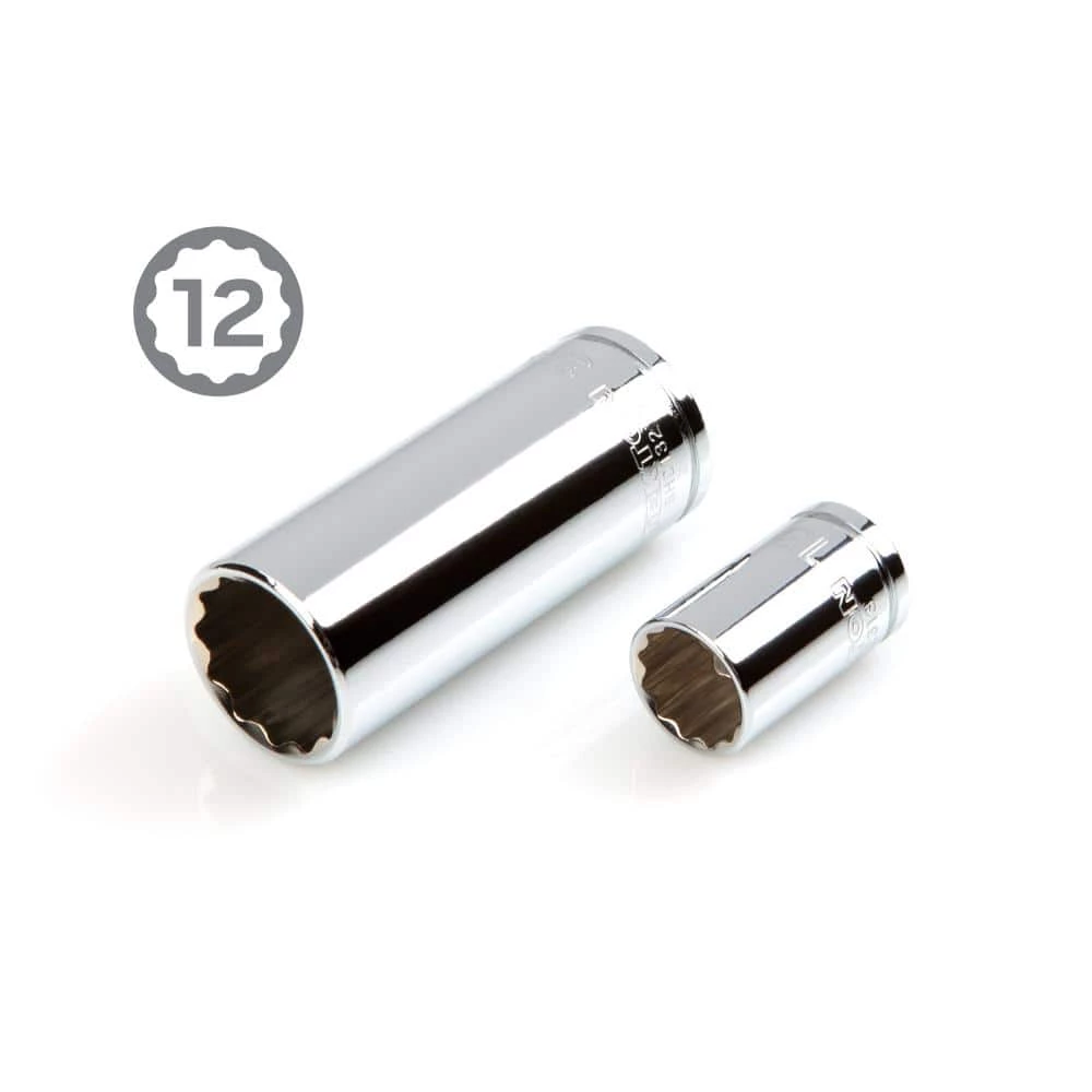 TEKTON 3/8 in. Drive 12-Point Socket and Ratchet Set (47-Piece) 4 TEKTON 3/8 in. Drive 12-Point Socket and Ratchet Set (47-Piece) - Image 4