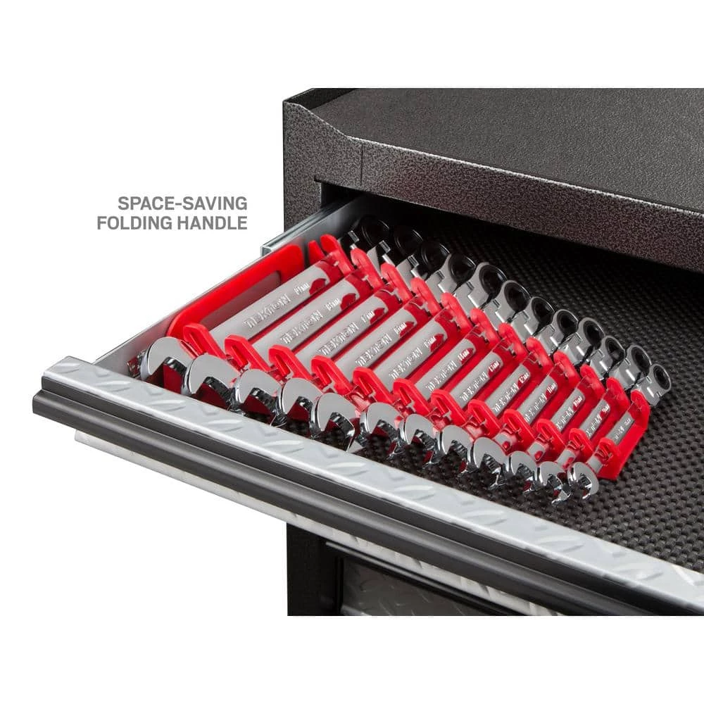 TEKTON 8-19 mm Flex-Head Ratcheting Combination Wrench Set (12-Piece) 11 TEKTON 8-19 mm Flex-Head Ratcheting Combination Wrench Set (12-Piece) - Image 11
