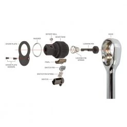 TEKTON 3/4 Inch Drive x 22 Inch Quick-Release Ratchet -TEKTON Sales Store tekton ratchets srh11322 fa 1000