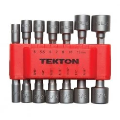TEKTON 3/16-7/16 in., 5-12 mm Quick-Change Power Nut Driver Bit Set (14-Piece) 15 TEKTON 3/16-7/16 in., 5-12 mm Quick-Change Power Nut Driver Bit Set (14-Piece) -TEKTON Sales Store tekton screwdriver bits 2938 4f 1000
