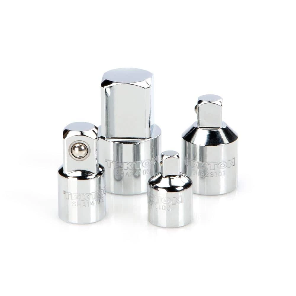 TEKTON 1/4 in., 3/8 in., 1/2 in. Adapter/Reducer Set (4-Piece) 1 TEKTON 1/4 in., 3/8 in., 1/2 in. Adapter/Reducer Set (4-Piece)