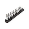 TEKTON 1/4 in. Drive Hex Bit Socket Set (10-Piece)