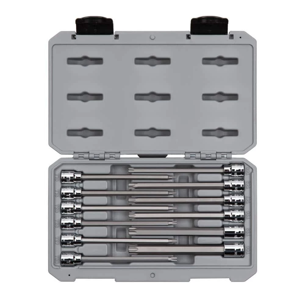 TEKTON 3/8 in. Drive Long Torx Bit Socket Set (12-Piece) 1 TEKTON 3/8 in. Drive Long Torx Bit Socket Set (12-Piece)