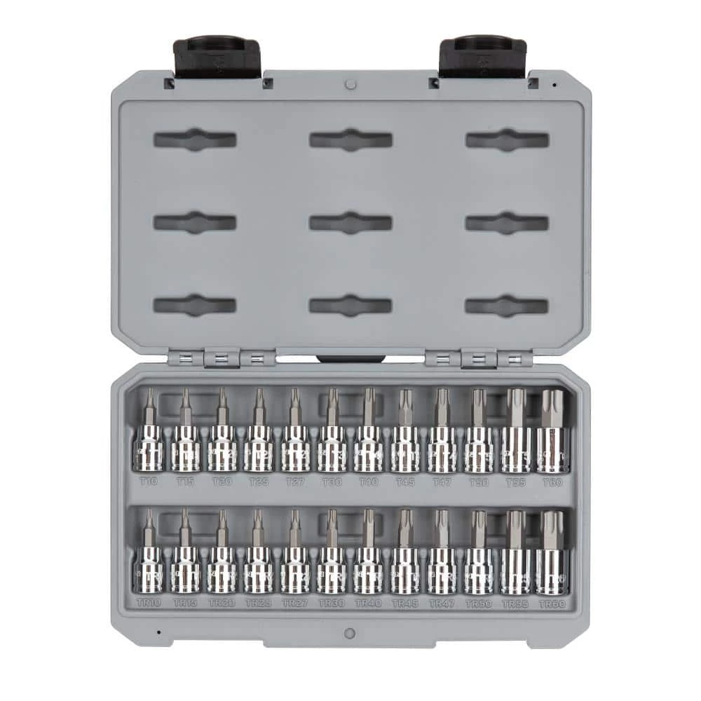 TEKTON 3/8 in. Drive Torx and Tamper-Resistant Torx Bit Socket Set (24-Piece) 1 TEKTON 3/8 in. Drive Torx and Tamper-Resistant Torx Bit Socket Set (24-Piece)
