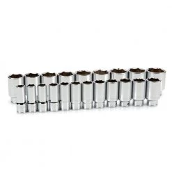 TEKTON 3/4 in. Drive Deep 6-Point Socket Set, 3/4-2 in. (21-Piece)