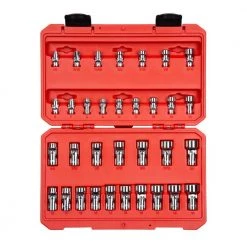 TEKTON 1/4, 3/8 in. Drive Universal Joint Socket Set (33-Piece)
