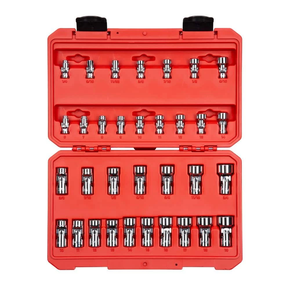 TEKTON 1/4, 3/8 in. Drive Universal Joint Socket Set (33-Piece) 1 TEKTON 1/4, 3/8 in. Drive Universal Joint Socket Set (33-Piece)