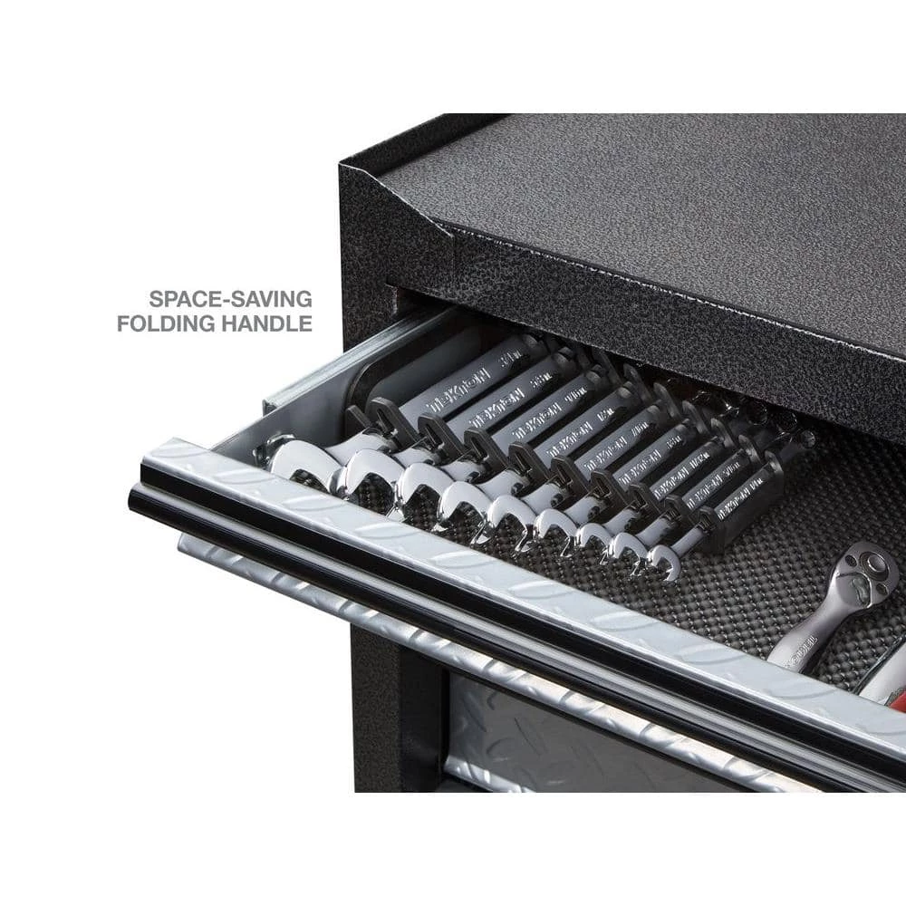 TEKTON 5 in. 9-Tool Store-and-Go Wrench Rack Keeper in Black 8 TEKTON 5 in. 9-Tool Store-and-Go Wrench Rack Keeper in Black - Image 8