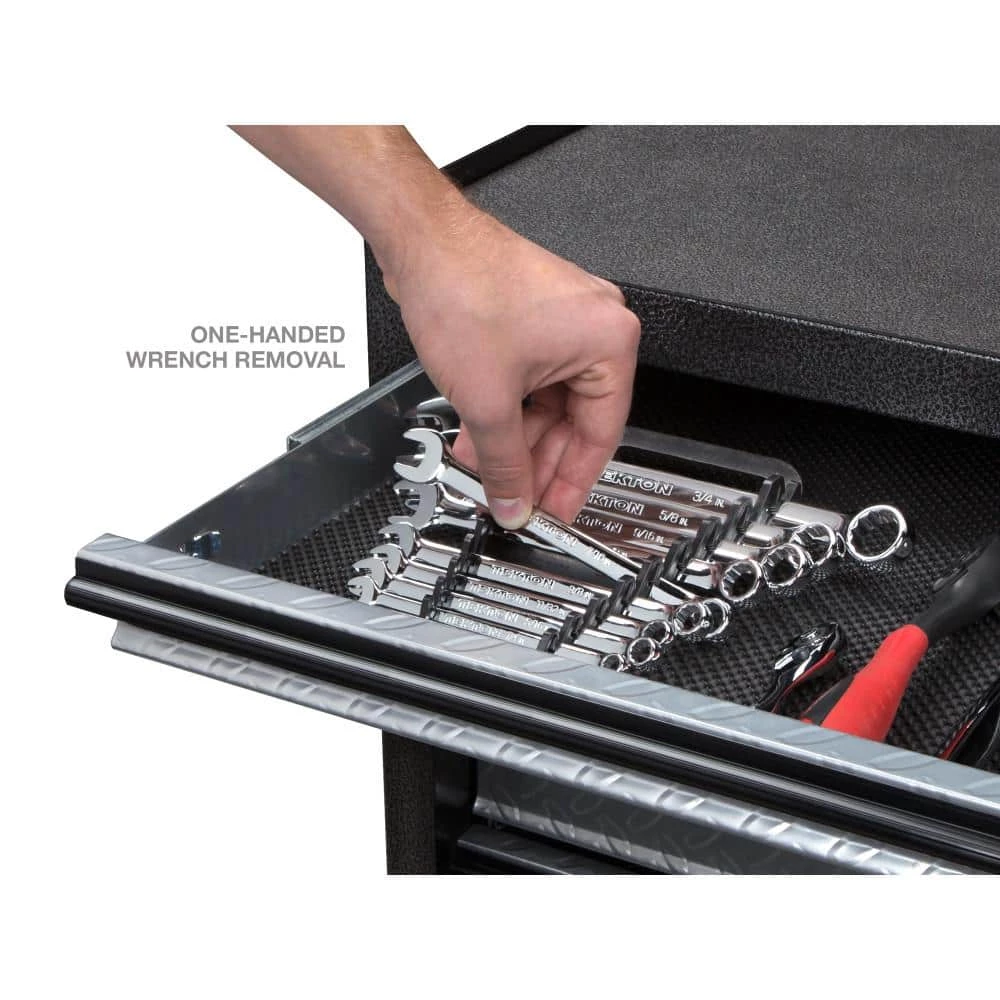 TEKTON 5 in. 9-Tool Store-and-Go Wrench Rack Keeper in Black 4 TEKTON 5 in. 9-Tool Store-and-Go Wrench Rack Keeper in Black - Image 4