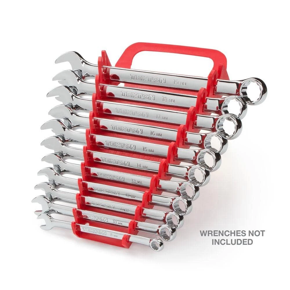 TEKTON 5.75 in. 11-Tool Store-and-Go Wrench Rack Keeper in Red 5 TEKTON 5.75 in. 11-Tool Store-and-Go Wrench Rack Keeper in Red - Image 5